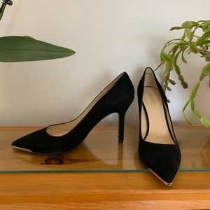 Nine West Black Suede Pumps
